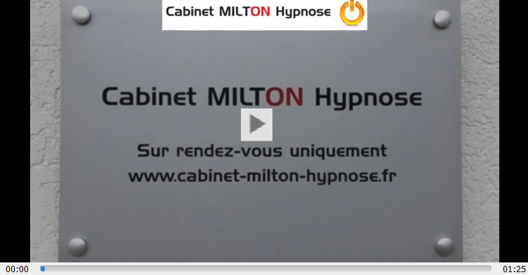 Présentation en vidéo du Cabinet MILTON Hypnose à Malzéville (Grand Nancy)